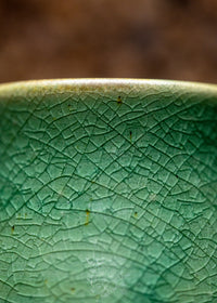 Green Crackle Yunomi Cup