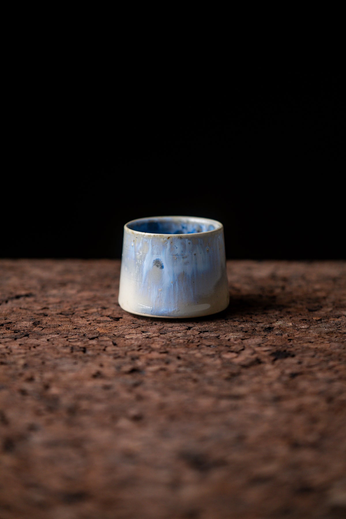 Blue Crystalline Cup