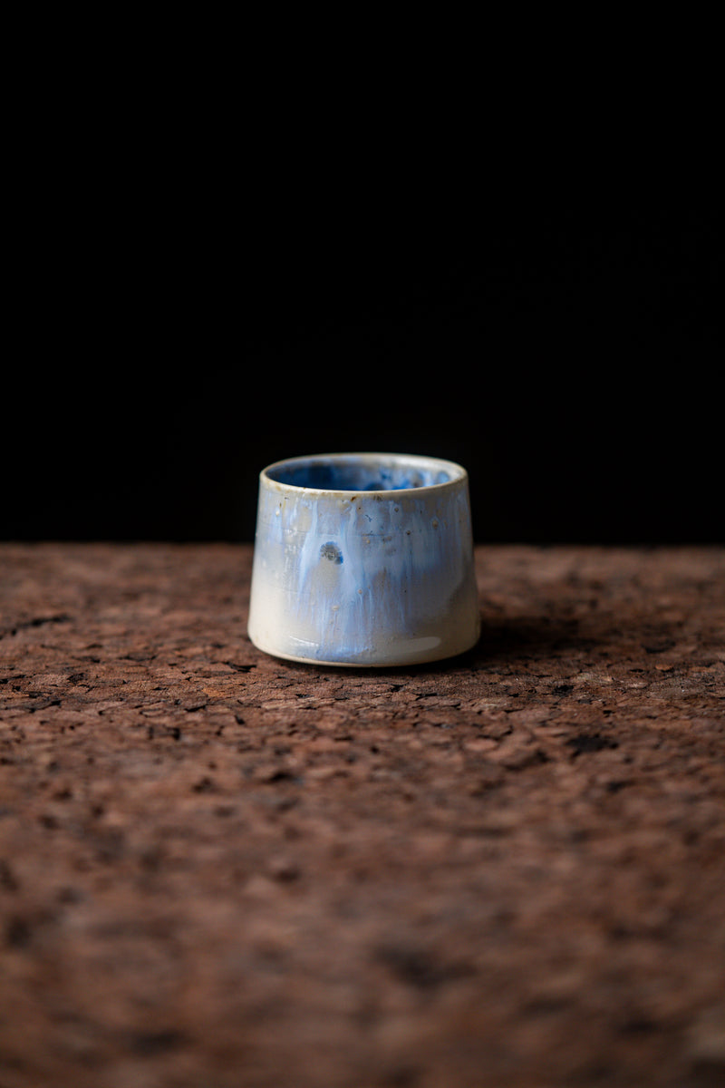 Blue Crystalline Cup