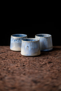 Blue Crystalline Cup