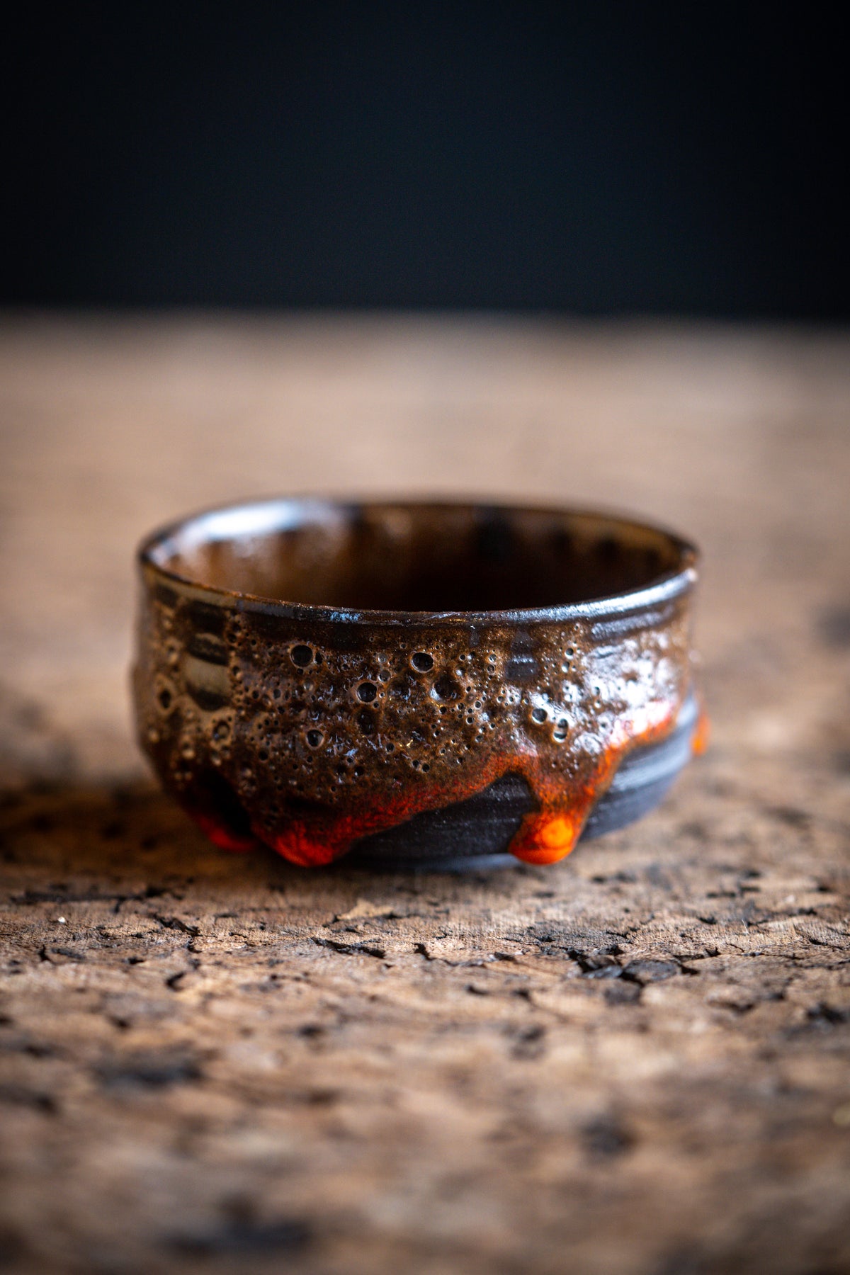Handmade Lava Glaze Sake Cup