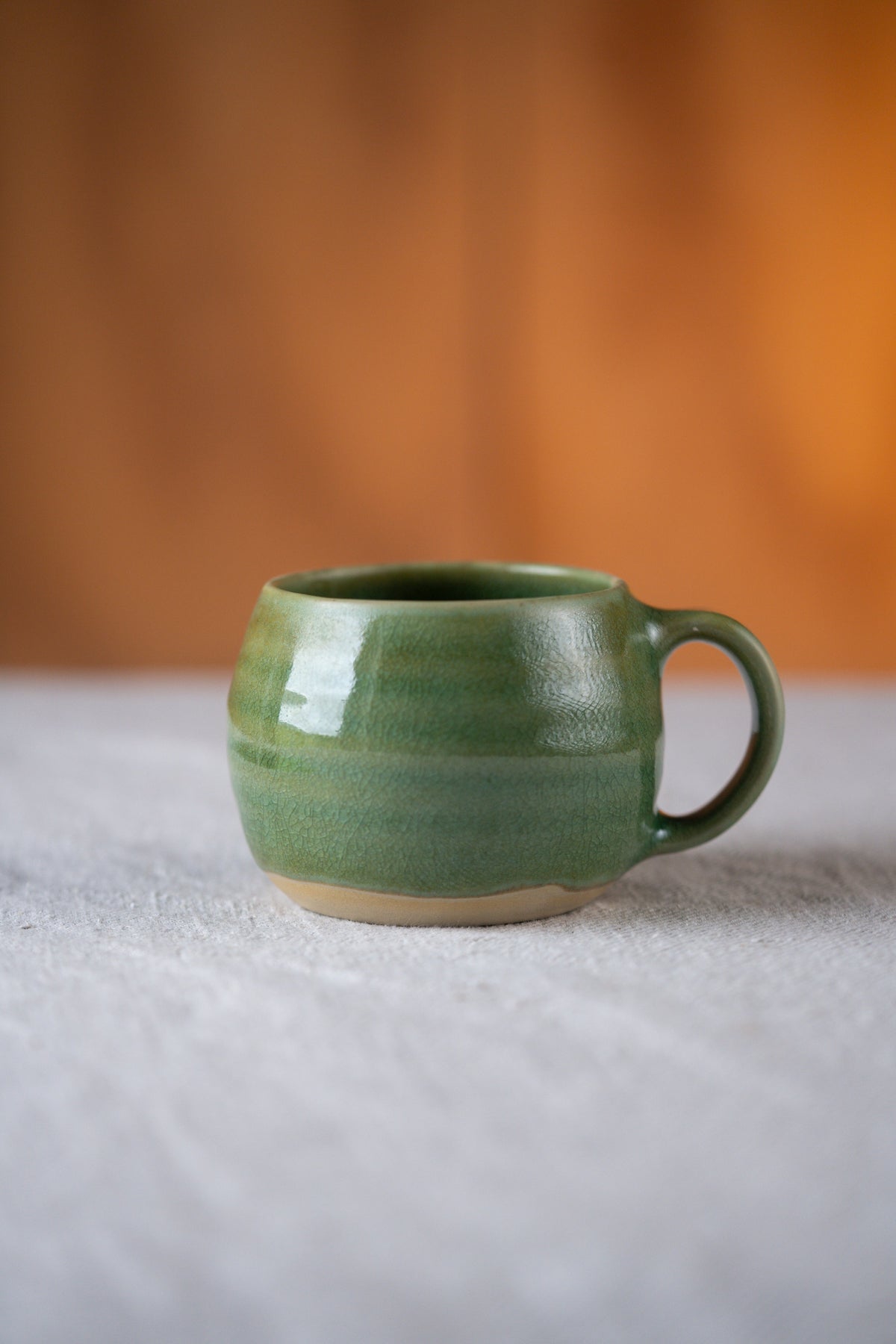 Green Moss Mug 1 handmade ceramic mug by Studio Esja