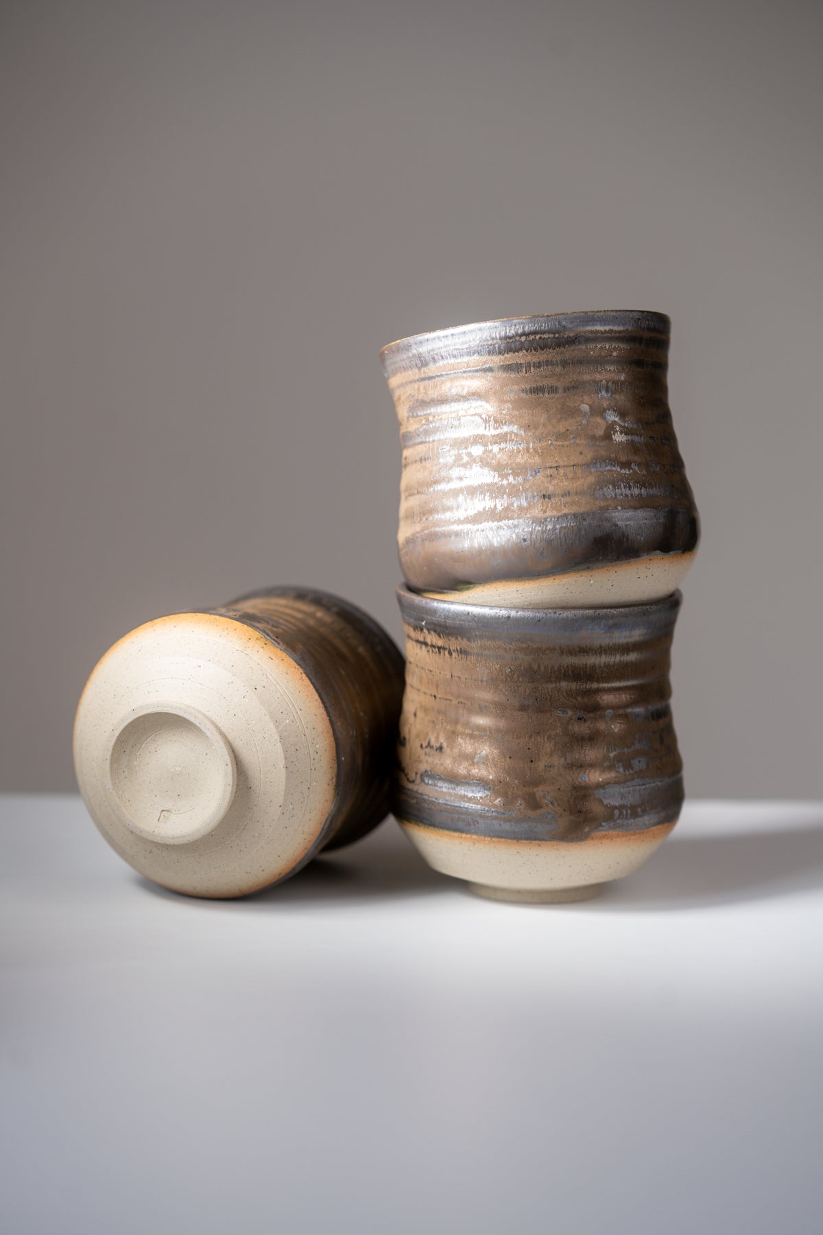 Bronze yunomi cup
