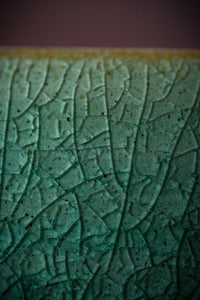 green crackle bowl